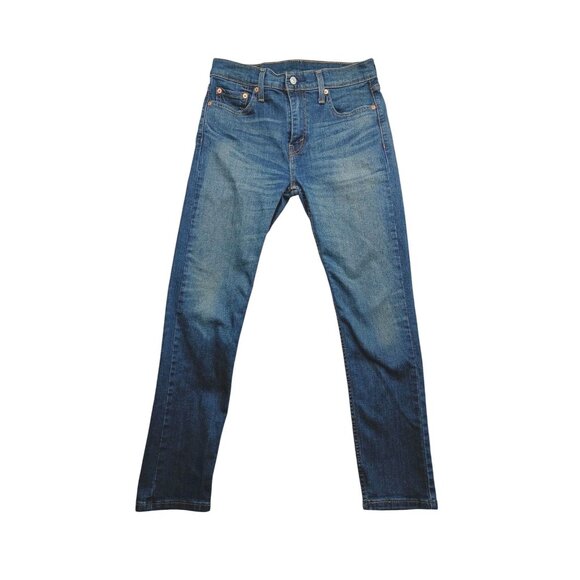 Levis 510 Jeans Mens 30x30 Blue Slim Fit Stretch Denim‎ Pants Medium Wash - Picture 1 of 8